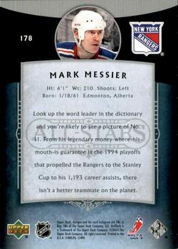2005-06 Upper Deck Artifacts - Pewter #178 Mark Messier Back