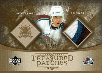 2005-06 Upper Deck Artifacts - Treasured Patches #TP-AT Alex Tanguay Front
