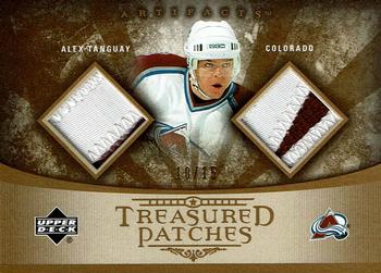 2005-06 Upper Deck Artifacts - Treasured Patches Dual #TPD-AT Alex Tanguay Front