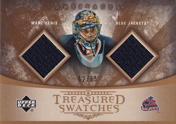 2005-06 Upper Deck Artifacts - Treasured Swatches Dual #TSD-MD Marc Denis Front