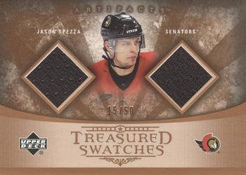 2005-06 Upper Deck Artifacts - Treasured Swatches Dual Copper #TSD-SP Jason Spezza Front