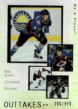 2005-06 Upper Deck Be a Player - Outtakes #OT13 Rob Blake Front