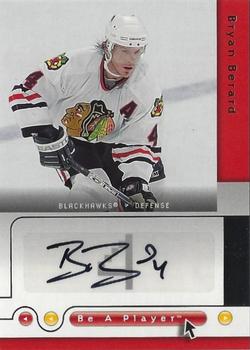 Bryan Berard Hockey Card 1997-98 NHL Aces Playing Cards