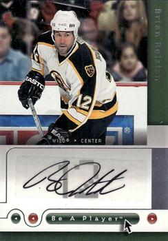 2005-06 Upper Deck Be a Player - Signatures #BR Brian Rolston Front