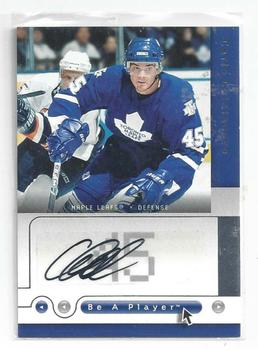 2005-06 Upper Deck Be a Player - Signatures #CC Carlo Colaiacovo Front