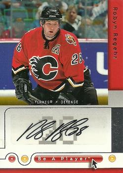 2005-06 Upper Deck Be a Player - Signatures #RR Robyn Regehr Front