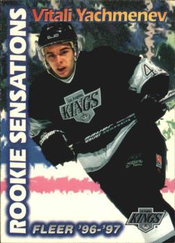 1996-97 Fleer - Rookie Sensations #10 Vitali Yachmenev Front
