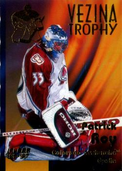 1996-97 Fleer - Vezina Trophy #9 Patrick Roy Front