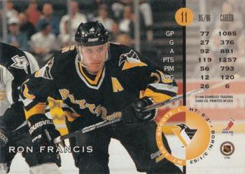 1996-97 Leaf #11 Ron Francis Back