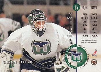 1996-97 Leaf #85 Sean Burke Back