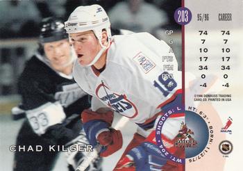 1996-97 Leaf #203 Chad Kilger Back