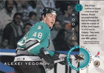1996-97 Leaf #216 Alexei Yegorov Back