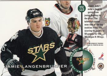 1996-97 Leaf #225 Jamie Langenbrunner Back
