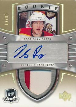 2005-06 Upper Deck The Cup - Autographed Rookie Patches Gold Rainbow #110 Rostislav Olesz Front