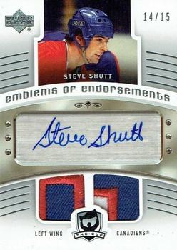 2005-06 Upper Deck The Cup - Emblems of Endorsement #EE-SS Steve Shutt Front
