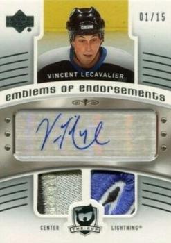 2005-06 Upper Deck The Cup - Emblems of Endorsement #EE-VL Vincent Lecavalier Front
