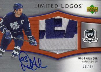 2005-06 Upper Deck The Cup - Limited Logos #LL-DG Doug Gilmour Front