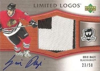 2005-06 Upper Deck The Cup - Limited Logos #LL-ED Eric Daze Front