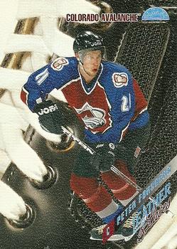 1996-97 Leaf - Leather & Laces #6 Peter Forsberg Front