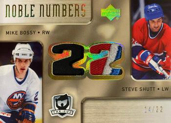 2005-06 Upper Deck The Cup - Noble Numbers #NN-BS Mike Bossy / Steve Shutt Front