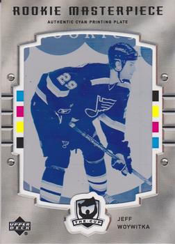 2005-06 Upper Deck The Cup - Printing Plates Artifacts Cyan #226 Jeff Woywitka Front