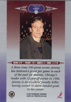 1996-97 Leaf Limited #86 Jeremy Roenick Back