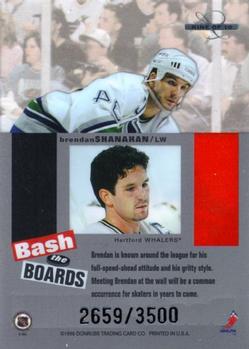 1996-97 Leaf Limited - Bash the Boards #9 Brendan Shanahan Back