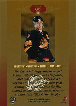 1996-97 Leaf Limited - Gold #32 Pavel Bure Back