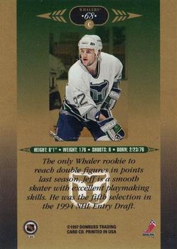 1996-97 Leaf Limited - Gold #68 Jeff O'Neill Back