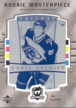 2005-06 Upper Deck The Cup - Printing Plates Upper Deck Trilogy Cyan #174 Jim Slater Front
