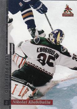 1996-97 Leaf Preferred #10 Nikolai Khabibulin Front