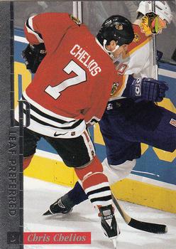 1996-97 Leaf Preferred #19 Chris Chelios Front