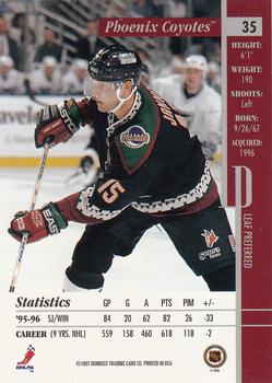 1996-97 Leaf Preferred #35 Craig Janney Back