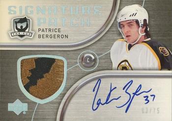 2005-06 Upper Deck The Cup - Signature Patches #SP-PB Patrice Bergeron Front