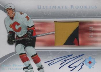 2005-06 Upper Deck Ultimate Collection - Autographed Patches #105 Dion Phaneuf Front