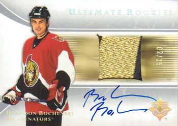 2005-06 Upper Deck Ultimate Collection - Autographed Patches #126 Brandon Bochenski Front