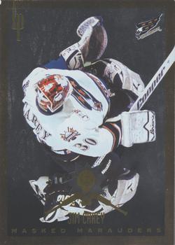 1996-97 Leaf Preferred - Masked Marauders #1 Jim Carey Front