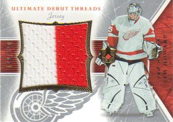 2005-06 Upper Deck Ultimate Collection - Ultimate Debut Threads Jerseys #DTJ-JH Jimmy Howard Front