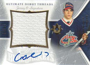 2005-06 Upper Deck Ultimate Collection - Ultimate Debut Threads Jerseys Autographs #DAJ-GB Gilbert Brule Front