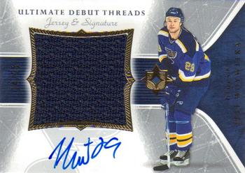2005-06 Upper Deck Ultimate Collection - Ultimate Debut Threads Jerseys Autographs #DAJ-JW Jeff Woywitka Front