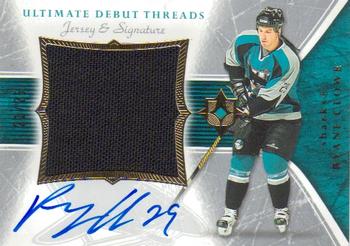 2005-06 Upper Deck Ultimate Collection - Ultimate Debut Threads Jerseys Autographs #DAJ-RC Ryane Clowe Front