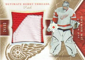 2005-06 Upper Deck Ultimate Collection - Ultimate Debut Threads Patches #DTP-JH Jimmy Howard Front