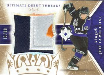 2005-06 Upper Deck Ultimate Collection - Ultimate Debut Threads Patches #DTP-JT Jeff Tambellini Front