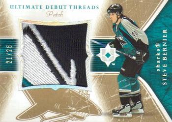 2005-06 Upper Deck Ultimate Collection - Ultimate Debut Threads Patches #DTP-SB Steve Bernier Front