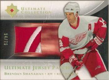 2005-06 Upper Deck Ultimate Collection - Ultimate Patches #P-BS Brendan Shanahan Front