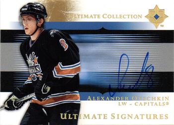 2005-06 Upper Deck Ultimate Collection - Ultimate Signatures #US-AO Alexander Ovechkin Front
