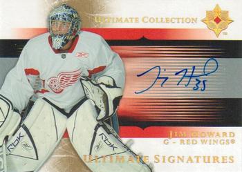 2005-06 Upper Deck Ultimate Collection - Ultimate Signatures #US-JH Jimmy Howard Front
