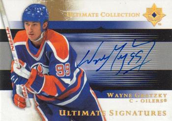 2005-06 Upper Deck Ultimate Collection - Ultimate Signatures #US-WG Wayne Gretzky Front