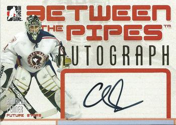 2006-07 In The Game Between The Pipes - Autograph #A-AP Andrew Penner  Front