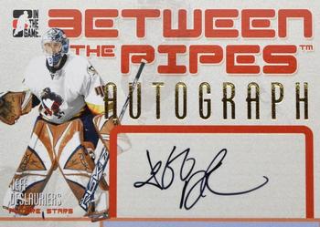 2006-07 In The Game Between The Pipes - Autograph #A-JDL Jeff Deslauriers  Front